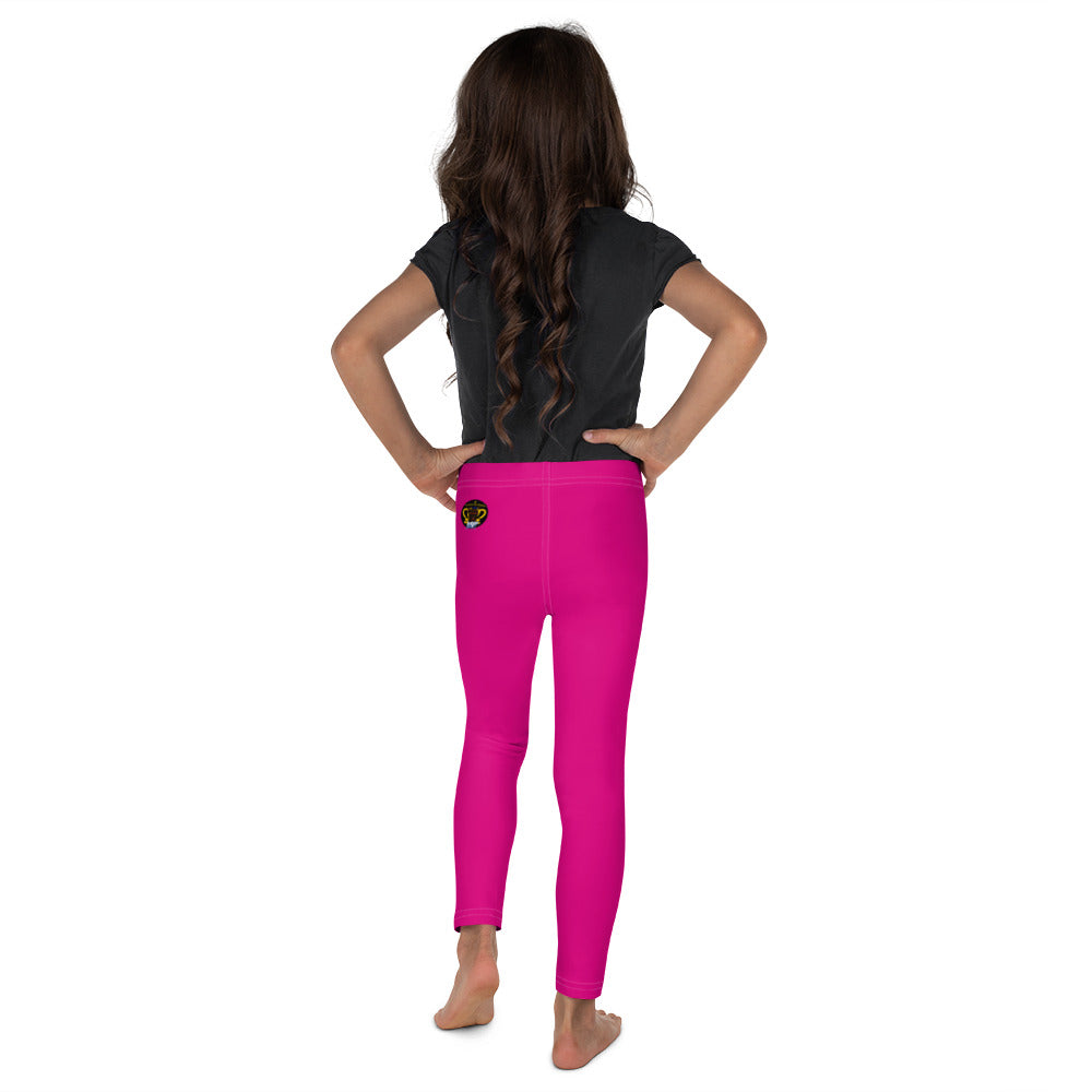 BW Drip Kid's Leggings-pink