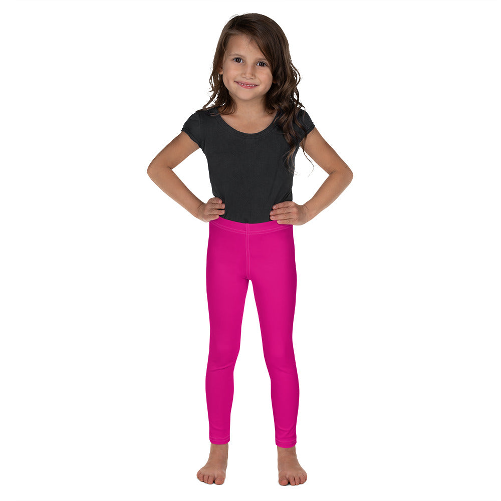 BW Drip Kid's Leggings-pink