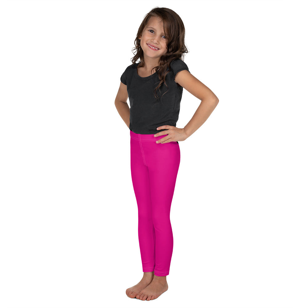 BW Drip Kid's Leggings-pink