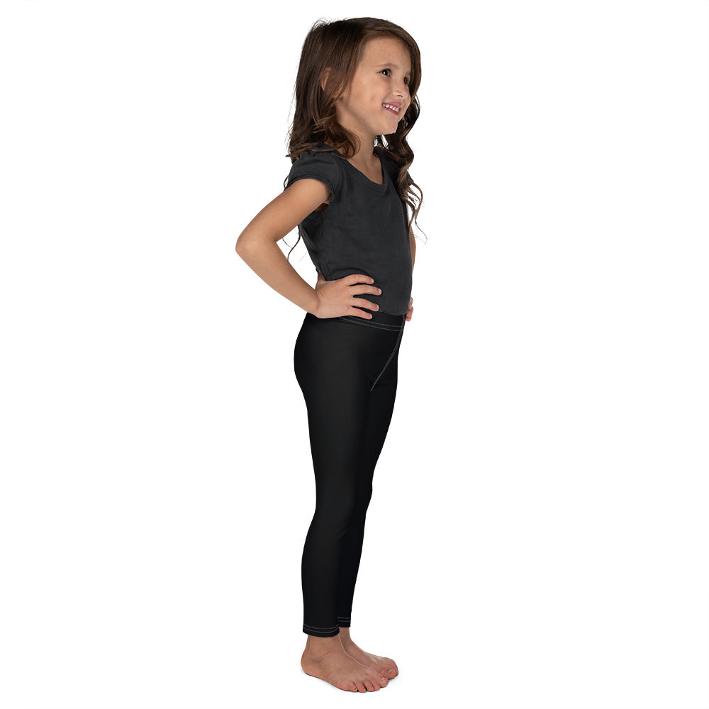 BW Drip Kid's Leggings-Black