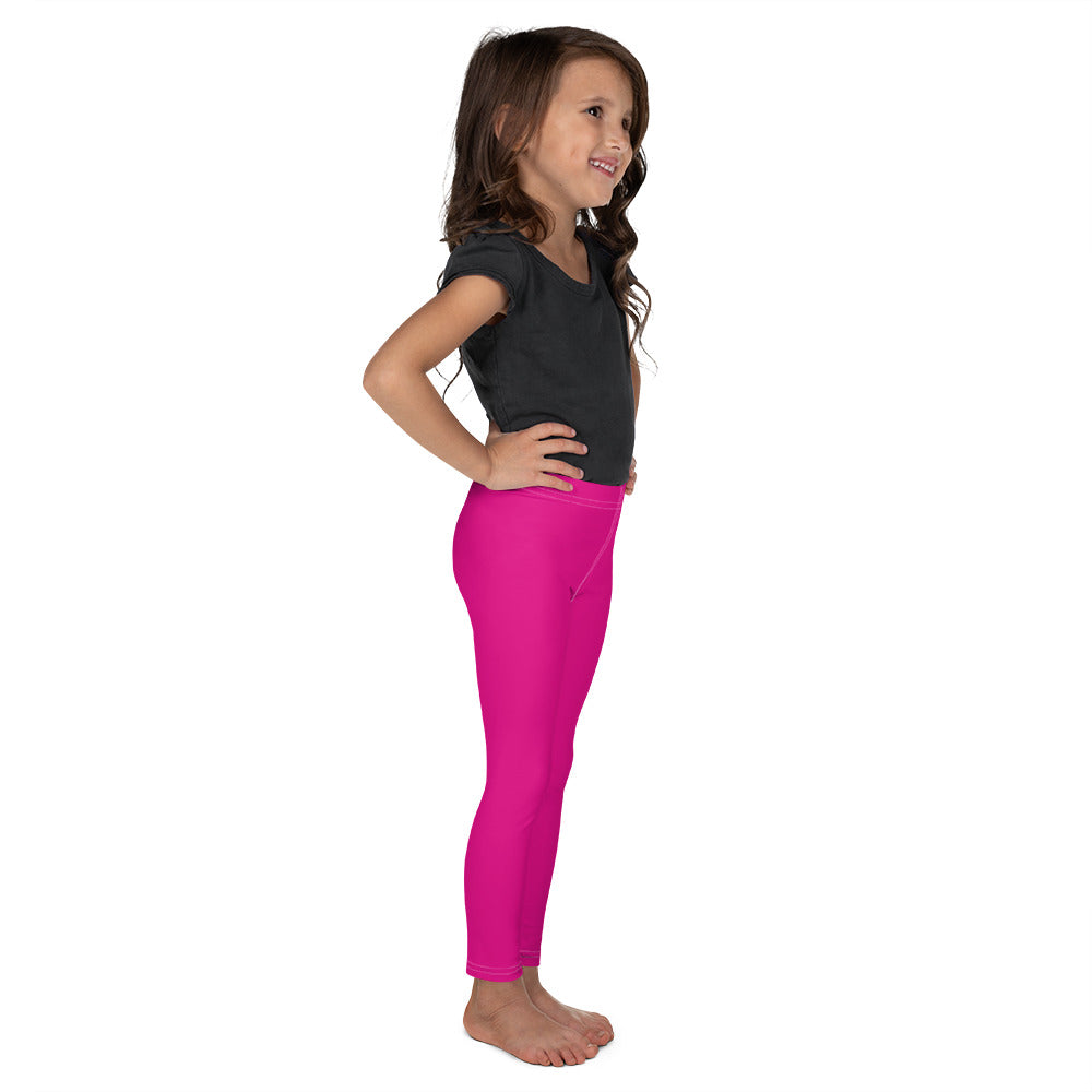 BW Drip Kid's Leggings-pink