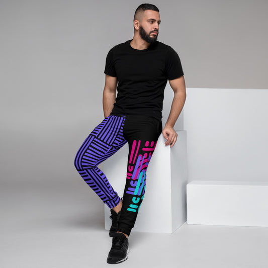BlackEd and Weirdly Drip RAINBOW FUNKY Men's Joggers