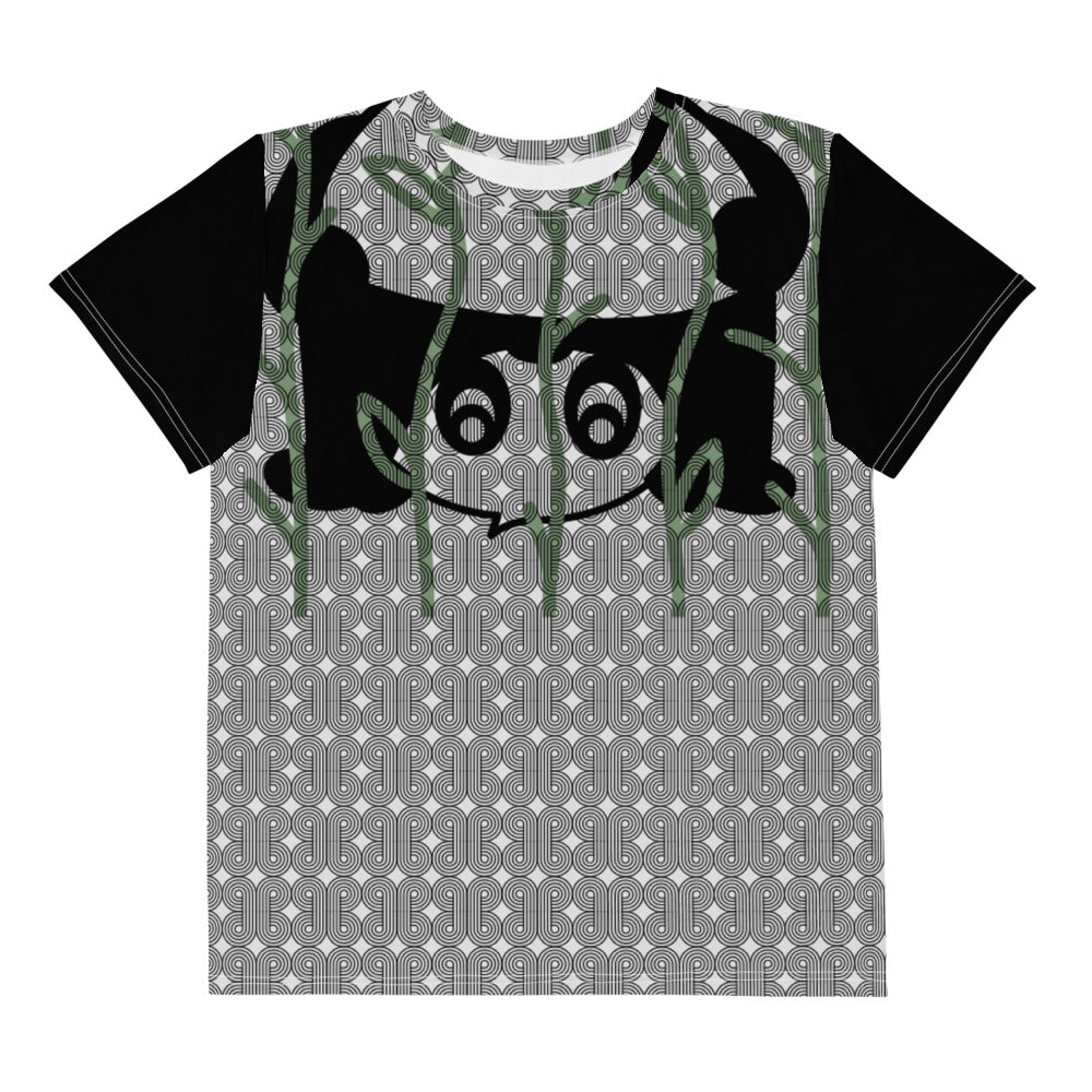 BlackEd and Weirdly Drip Panda  Youth crew neck t-shirt