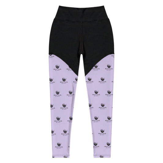 BW Ladies Sports Leggings- Light Purple